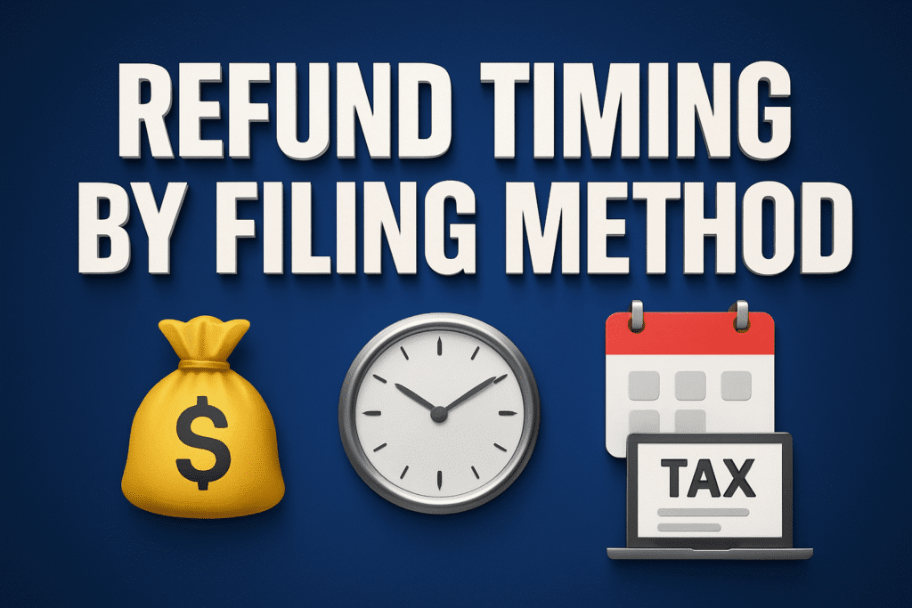Refund Timing by Filing Method